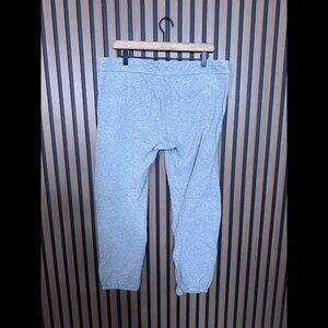 James Perse Sweatpants 4 / XL Womens Gray Fleece Pull On Drawstring Back Pocket